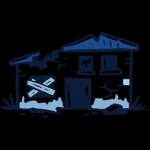 A derelict house
